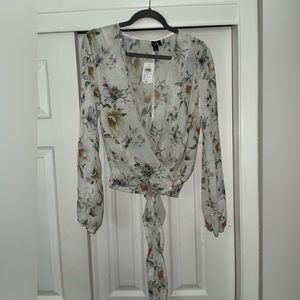 Windsor sheer floral long sleeve